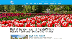 Desktop Screenshot of kriseuropetours.com